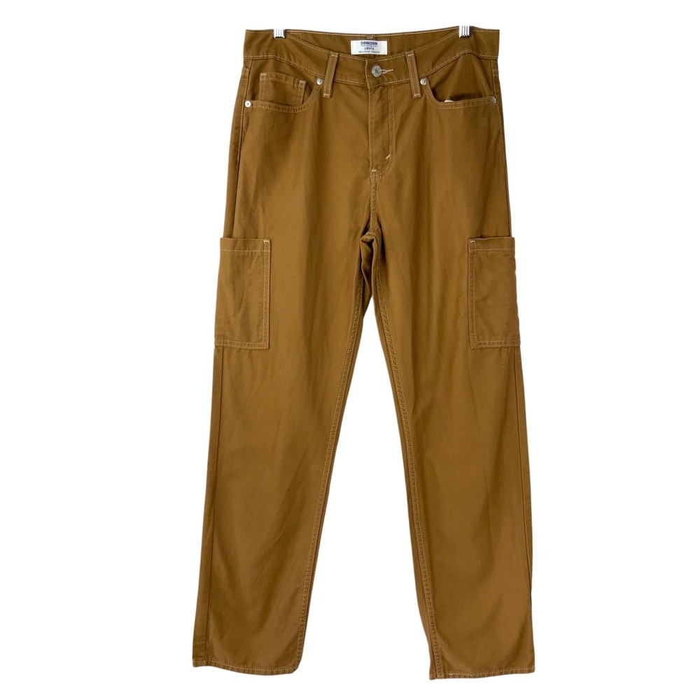 Denizen Levi's Brown 90s Loose Straight Carpenter Pants 4 W27 Zip Fly High Rise